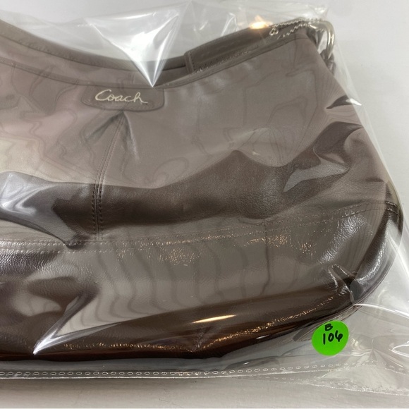 Coach Women’s Park Soft and Patent Brown‎ Leather Shoulder Satchel Bag Purse - Picture 15 of 15